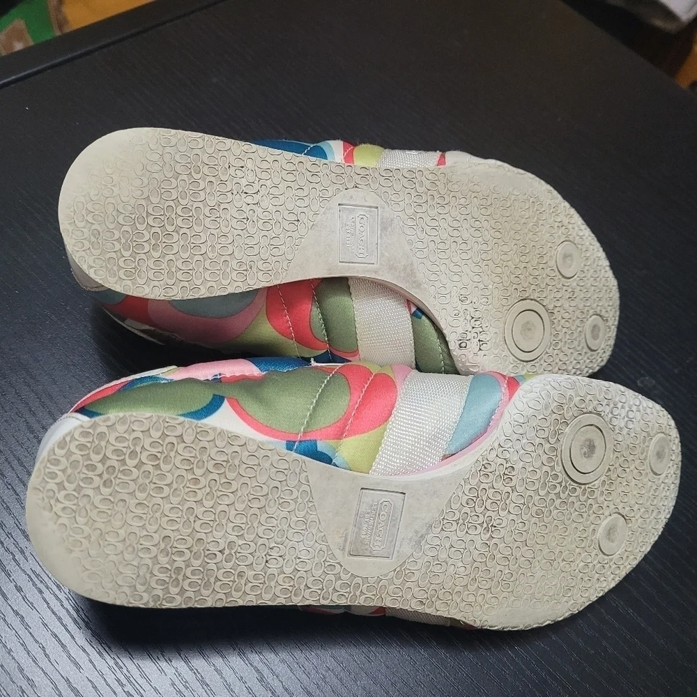 Coach Kirby Colorful Closed Shoes Size 5.5 - Picture 4 of 8
